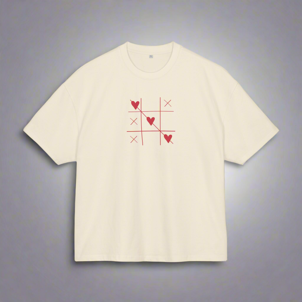 Tee Couple Line Art High Quality Unisex Ultra Heavy Cotton Box - Amour gazal 