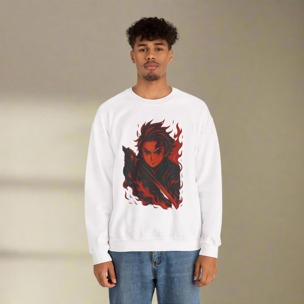 Animal Long Sleeve Sweatshirt - Unisex Heavy Blend™ Crewneck - Amour gazal 