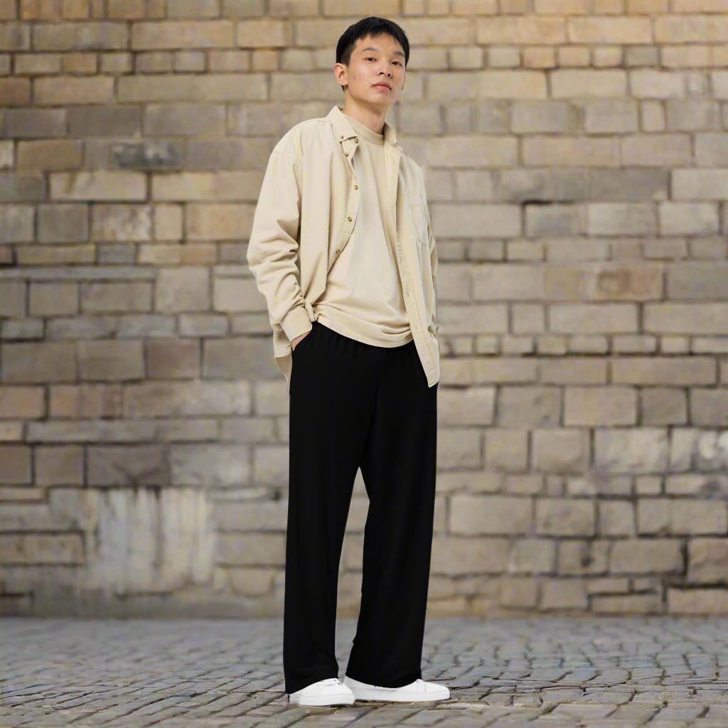 unisex wide-leg pants - Amour gazal 
