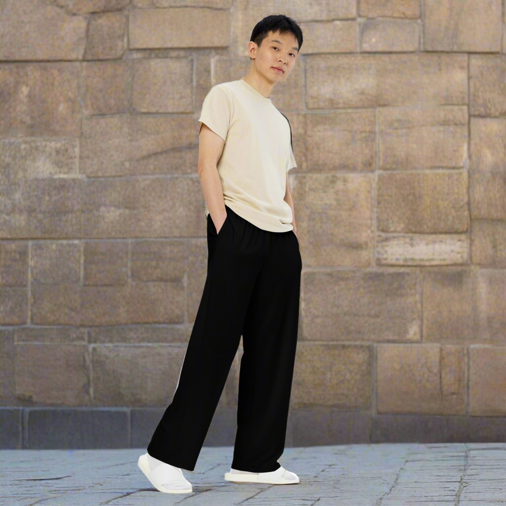 unisex wide-leg pants - Amour gazal 