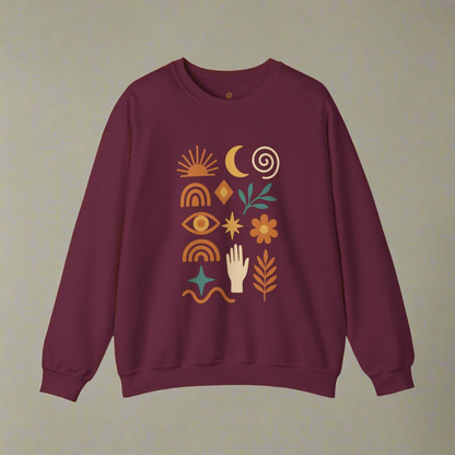 Boho Crewneck Sweatshirt - Amour gazal 