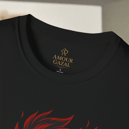 Fire Blade Graphic T-Shirt - Amour gazal 