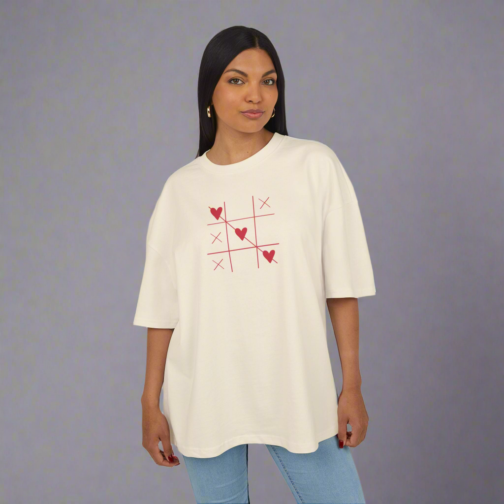 Tee Couple Line Art High Quality Unisex Ultra Heavy Cotton Box - Amour gazal 