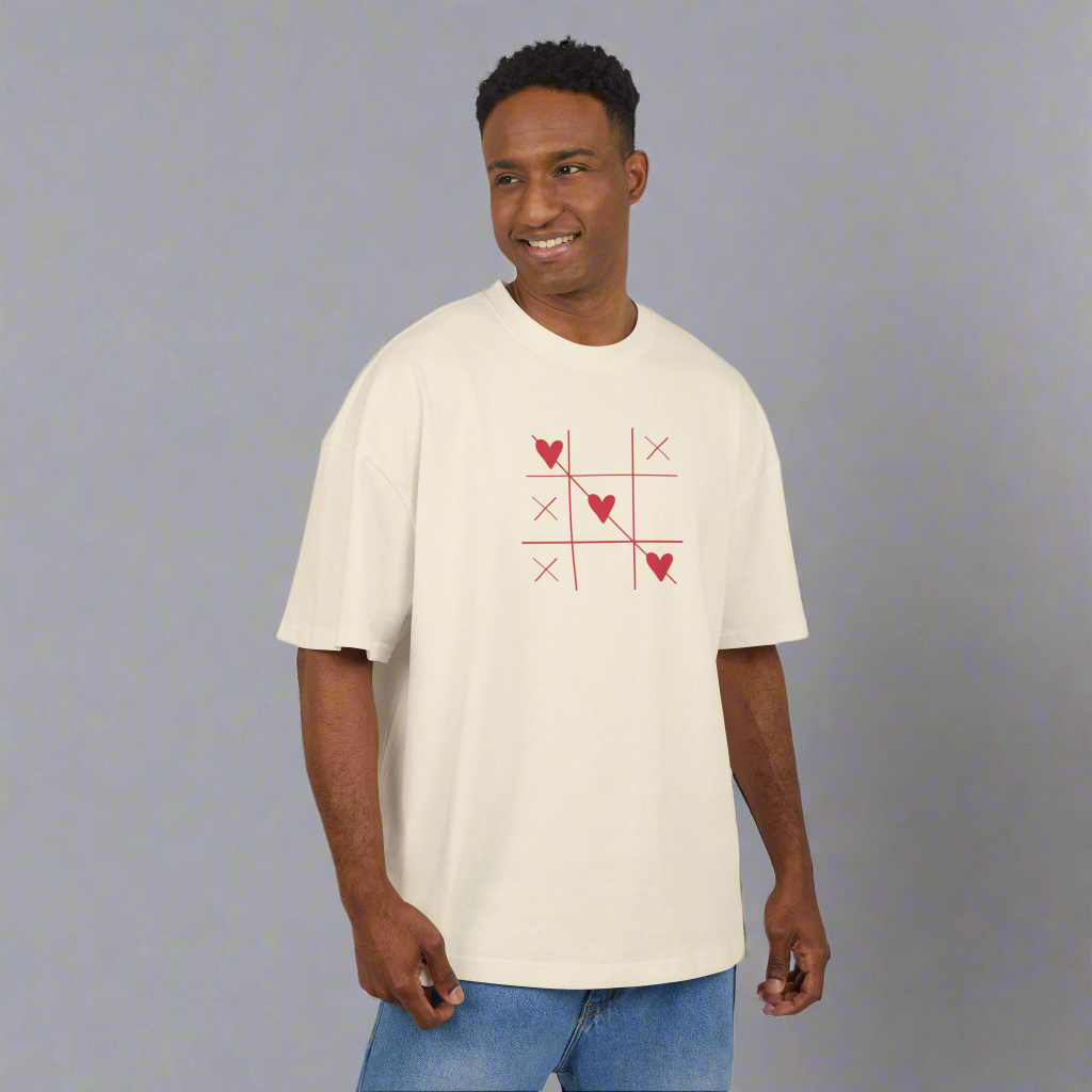 Tee Couple Line Art High Quality Unisex Ultra Heavy Cotton Box - Amour gazal 
