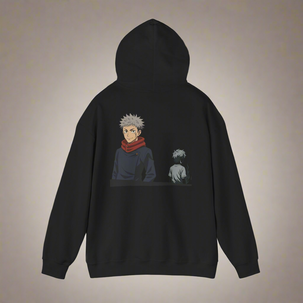 Anime Print Hoodie - Unisex Heavy Blend™ Hooded Sweatshirt with High Quality Cotton - Amour gazal 