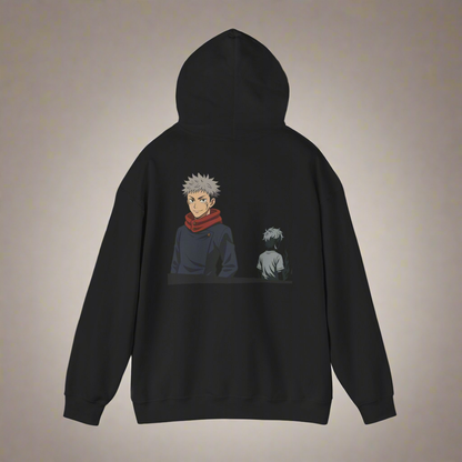 Anime Print Hoodie - Unisex Heavy Blend™ Hooded Sweatshirt with High Quality Cotton - Amour gazal 