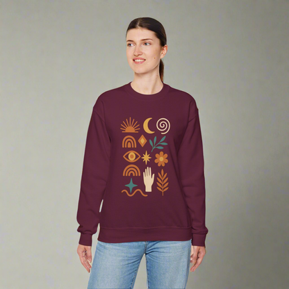 Boho Crewneck Sweatshirt - Amour gazal 